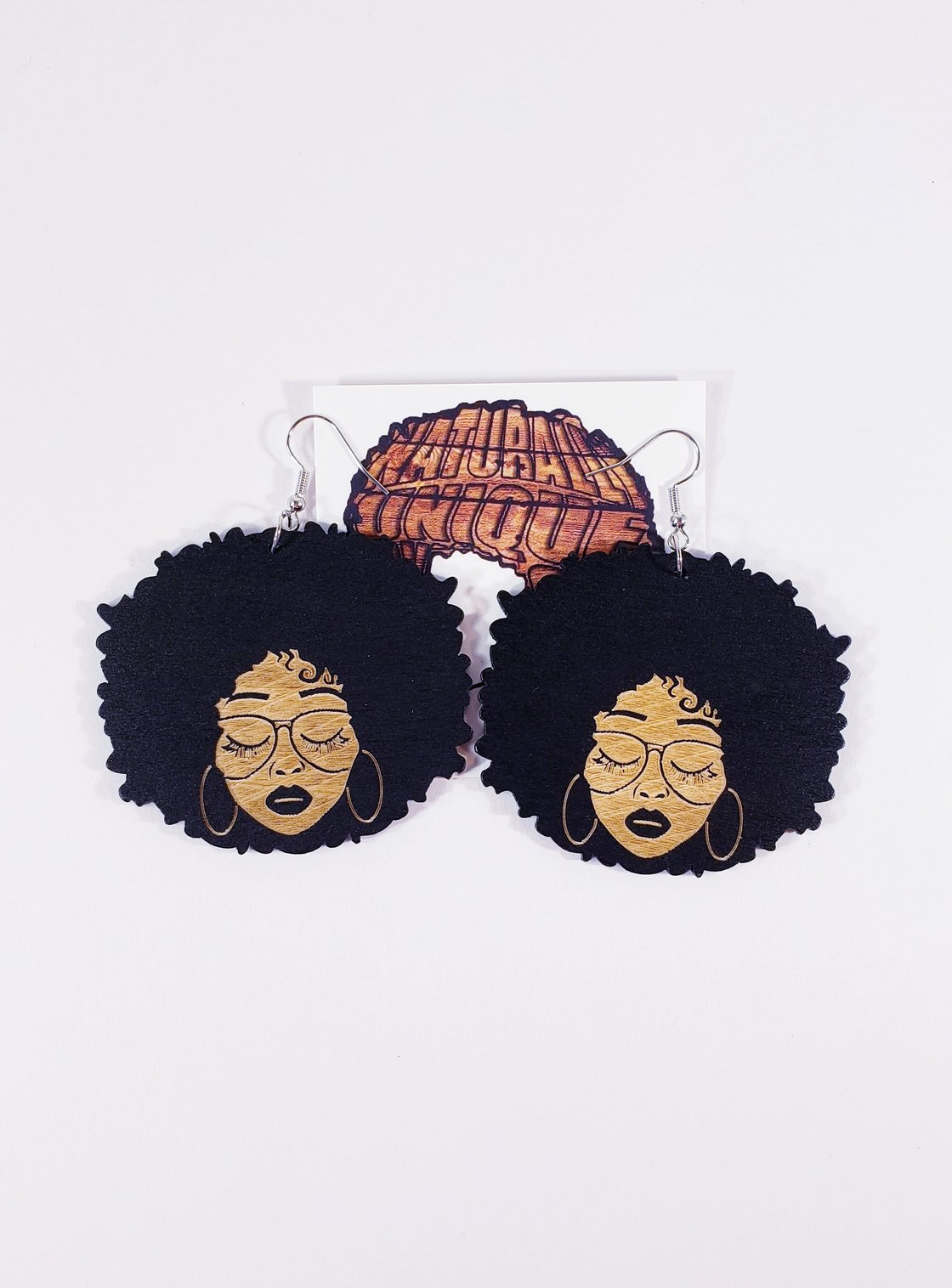 Image of Glasses Fro Babe Earrings