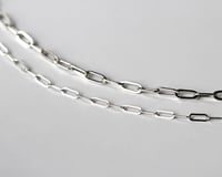 Image 1 of Long Link Sterling Silver Chain