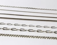 Image 3 of Long Link Sterling Silver Chain