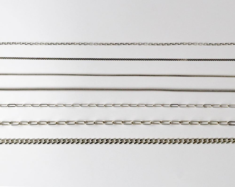 Long Link Sterling Silver Chain
