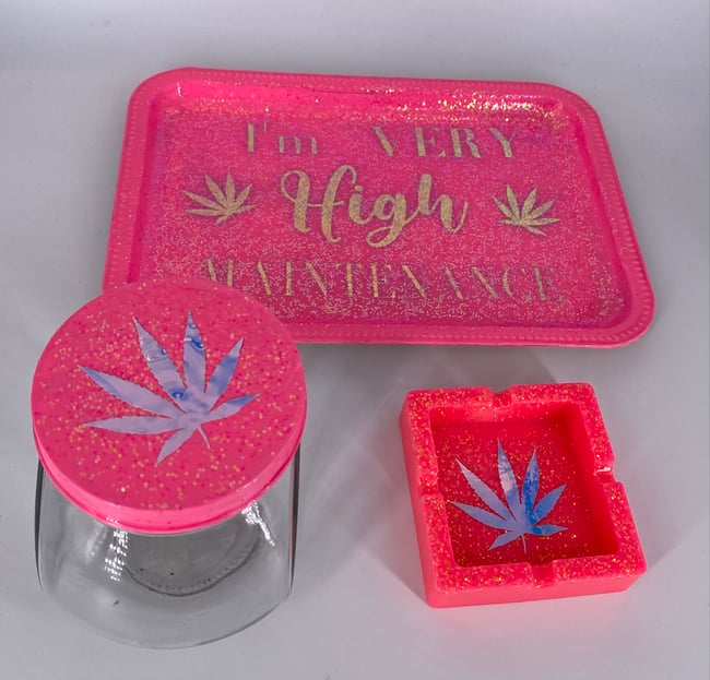 Rolling Tray Set