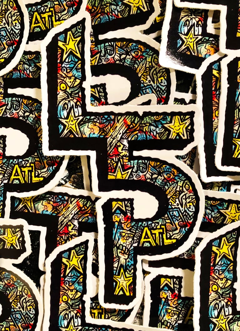 Jumbo classic L5P stickers