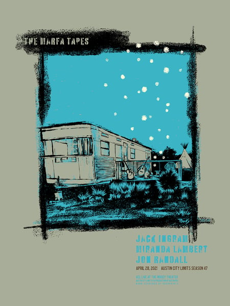 Image of Austin City Limits Season 47 official show poster, Marfa Tapes