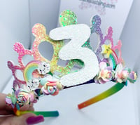 Image 1 of Rainbow Birthday tiara