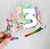 Image 5 of Rainbow Birthday tiara