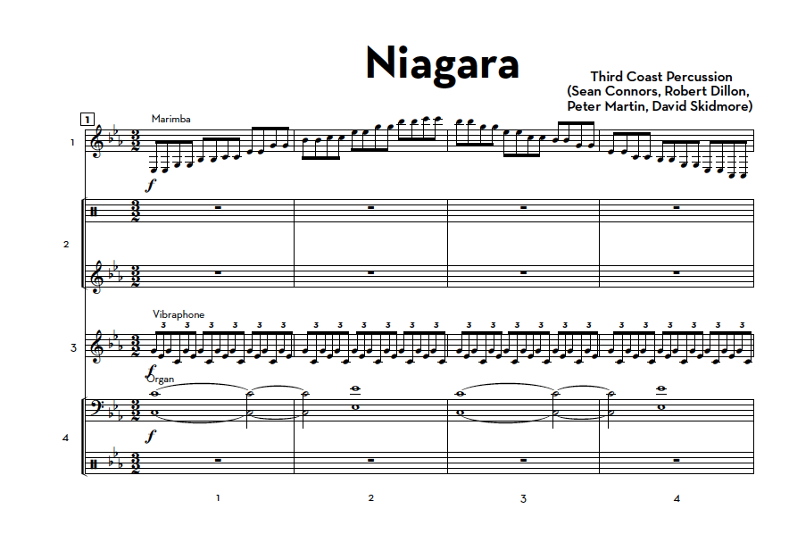 Image of "Niagara" (from Paddle to the Sea) - Score and Parts
