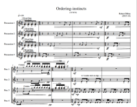 Ordering-instincts — Score and Parts