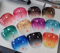 Image 1 of OMBRE FASHION FACE SHIELDS 