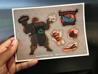 Image 1 of Ganon’s Grill Sticker Sheet 