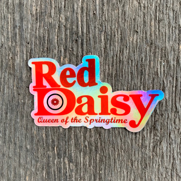 Image of RED DAISY - Holographic 