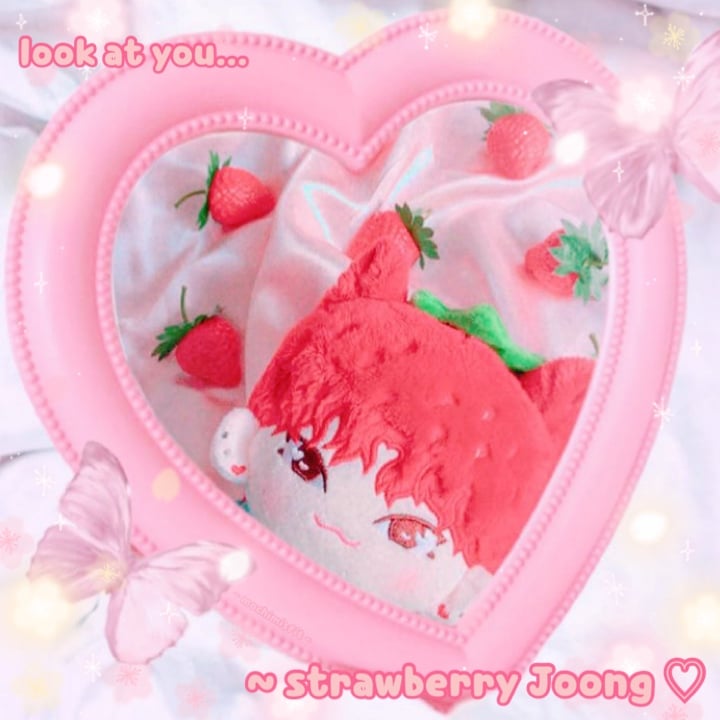 Image of Strawberry Kitten Joong Plushie