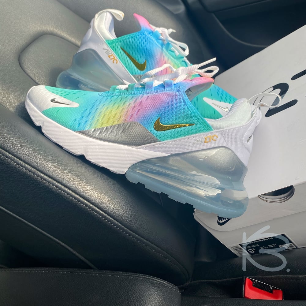 Nike Air Max 270 x KylieBoon “OIL SPILL”  Cute nike shoes, Nike air shoes, Nike  shoes women