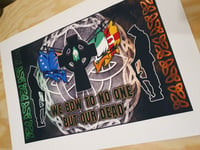 Image 1 of We Bow To No One But Our Dead A3 Print