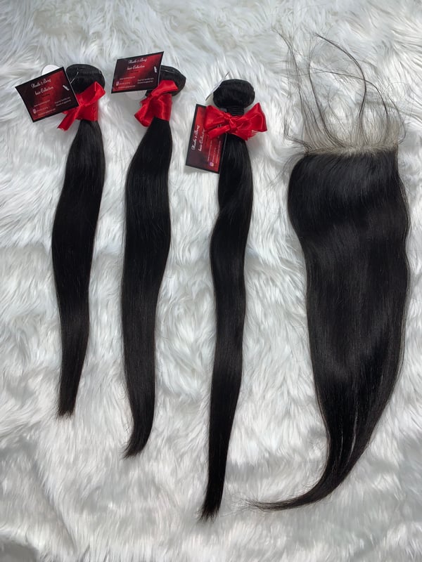 Image of Brazilian Straight Virgin hair