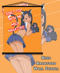 Neko Nagatoro Wall Scroll