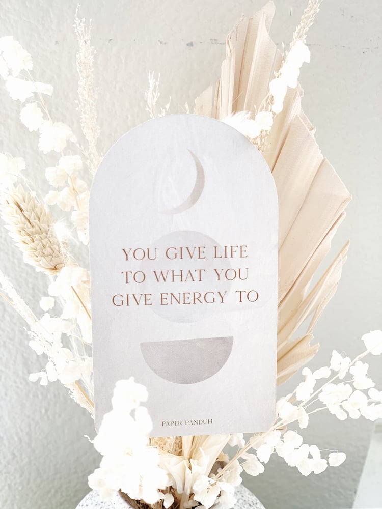 Image of Energy Journal Card