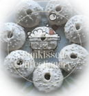 Image 1 of Coconut Kiss Doughnut  Bath Bombs - Single