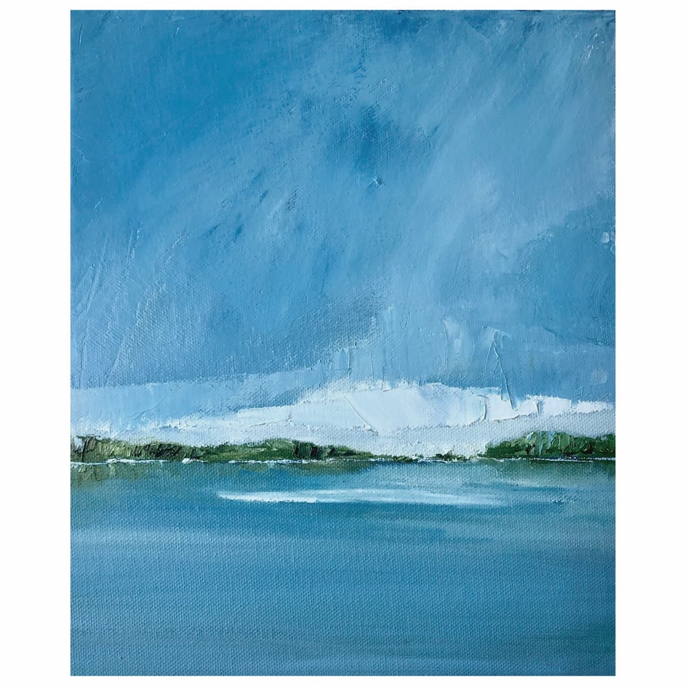 Image of ‘Looking West’ 2021 Oil on canvas.