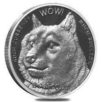 Moneda DogeCoin  Plata