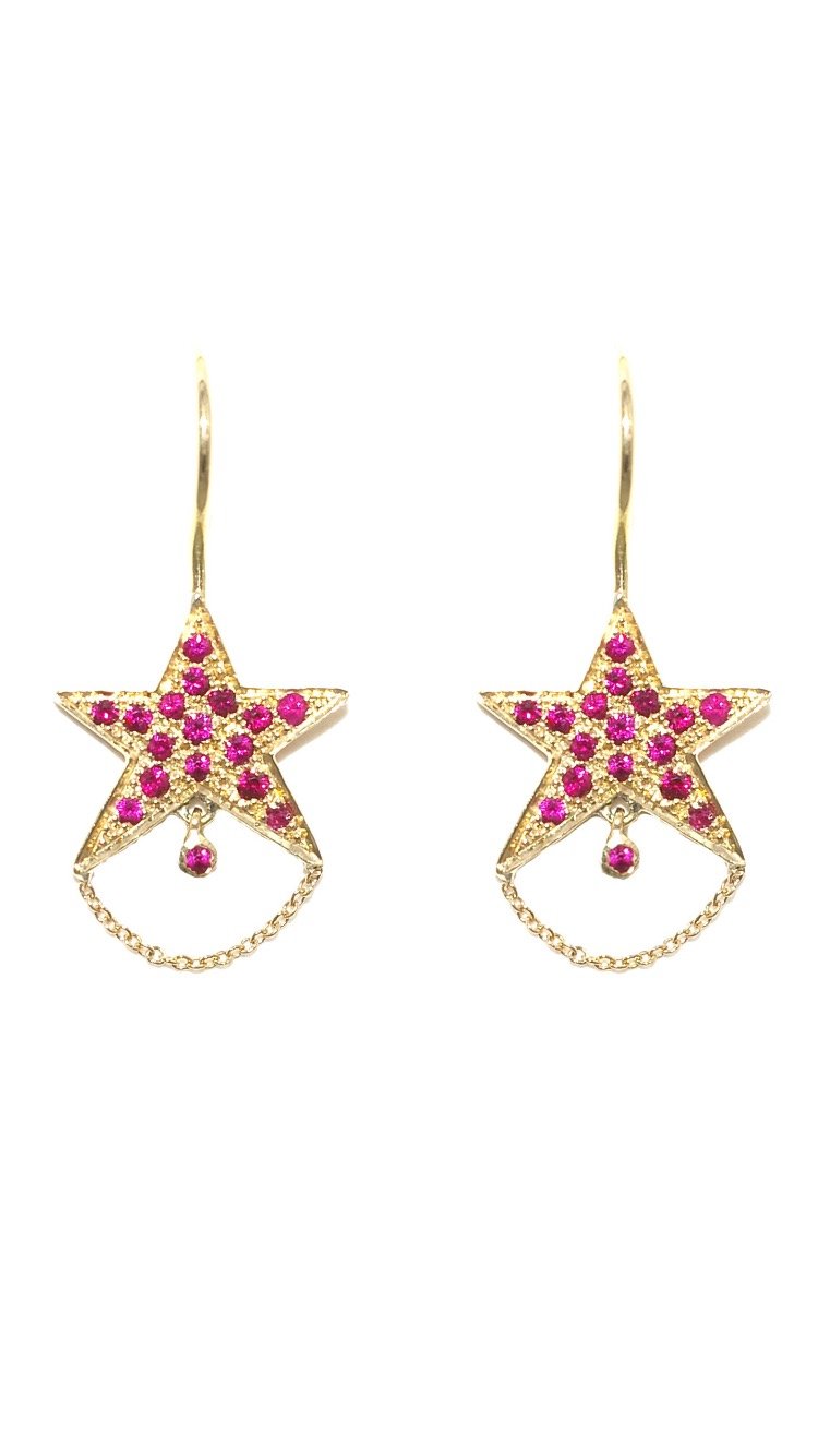 Image of Unhada Star Earrings