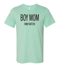 Boy Mom T-Shirt - Mint