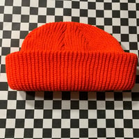 Dark Orange Fisherman Beanie