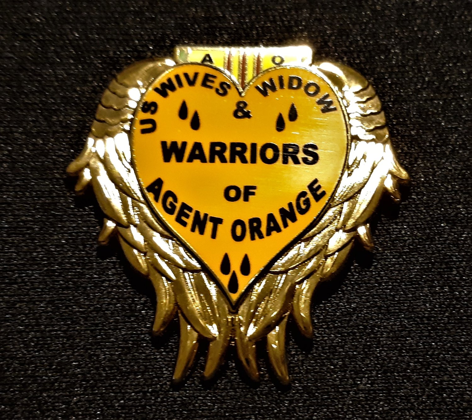 Image of US Wives And Widow Warriors Of Agent Orange pin