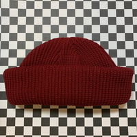 Maroon Fisherman Beanie 