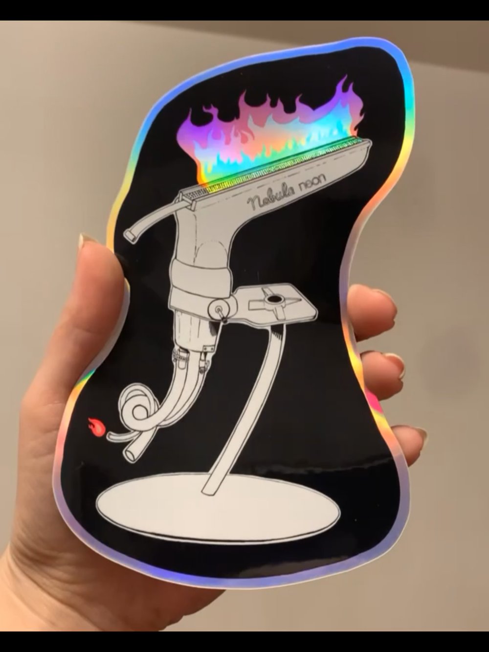 Image of Ribbon Burner Sticker