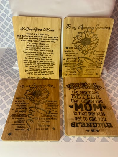 Image of Engraved words plaques 