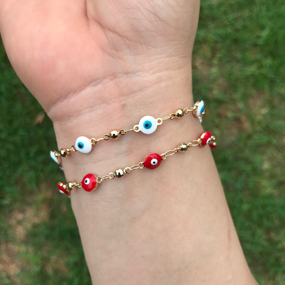 Evil Eye bracelet Red or White