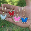 Butterfly necklaces