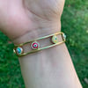 Evil Eye bangle bracelet