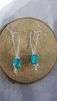 Image 3 of Turquoise Ear-Ring Collection (1)