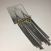 Image 4 of Chain tassel earrings