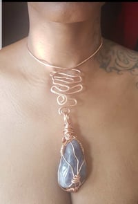 Copper Amethyst Choker 