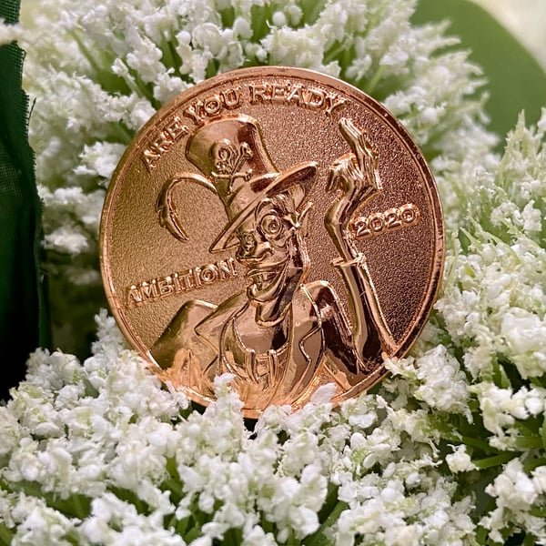 Image of Pennies for Change Charity Pin: AMBITION 
