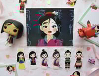 Image 1 of MULAN BOOKMARKS + PRINT