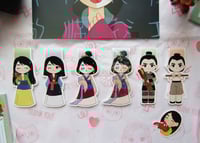 Image 3 of MULAN BOOKMARKS + PRINT