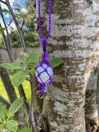 Image 1 of Zadkiel - Angel Wings Macrame Pendant