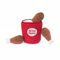 Zippy Paws Interactive Burrow - Fried Chicken