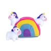Zippy Paws Interactive Burrow - Rainbow Unicorn