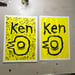 Image of Ken Logo Print (w/details) 
