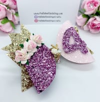 Image 1 of Birthday crown age hair bow