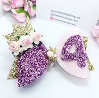 Image 5 of Birthday crown age hair bow