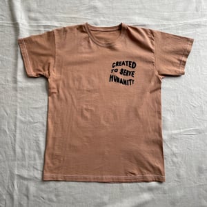 Image of Humanity T-shirt in Rust