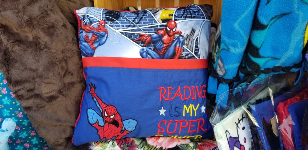 Image of Spiderman Pocket Pillow