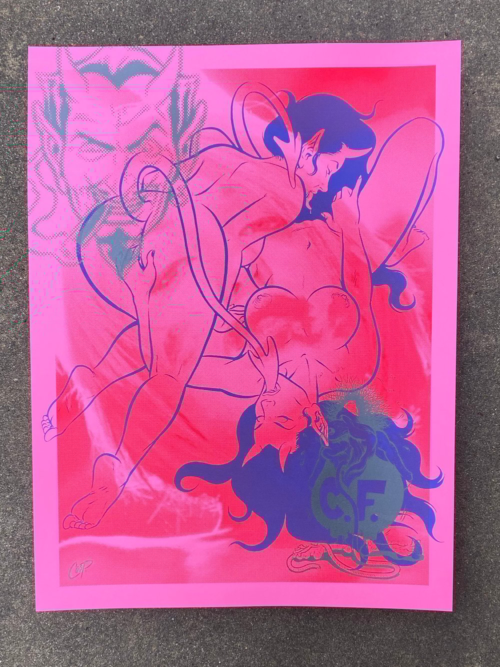 Image of CLOSE FRIENDS Silkscreen Print