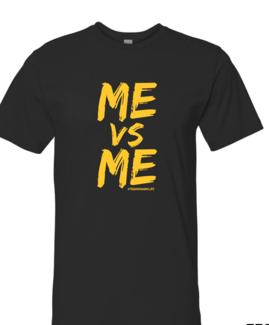 Image of Me vs Me Unisex Tee (Black & Gold)