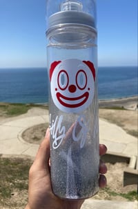 Silly clown water bottle 